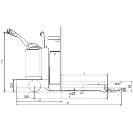 DELACCO Električni paletar 2500-3000kg AC EPS 1