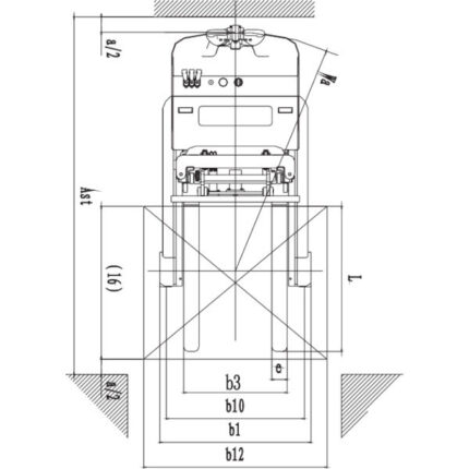 DELACCO EVVP12C/EVVP15C Električni viličar s protuutegom 1250-1500kg AC 2