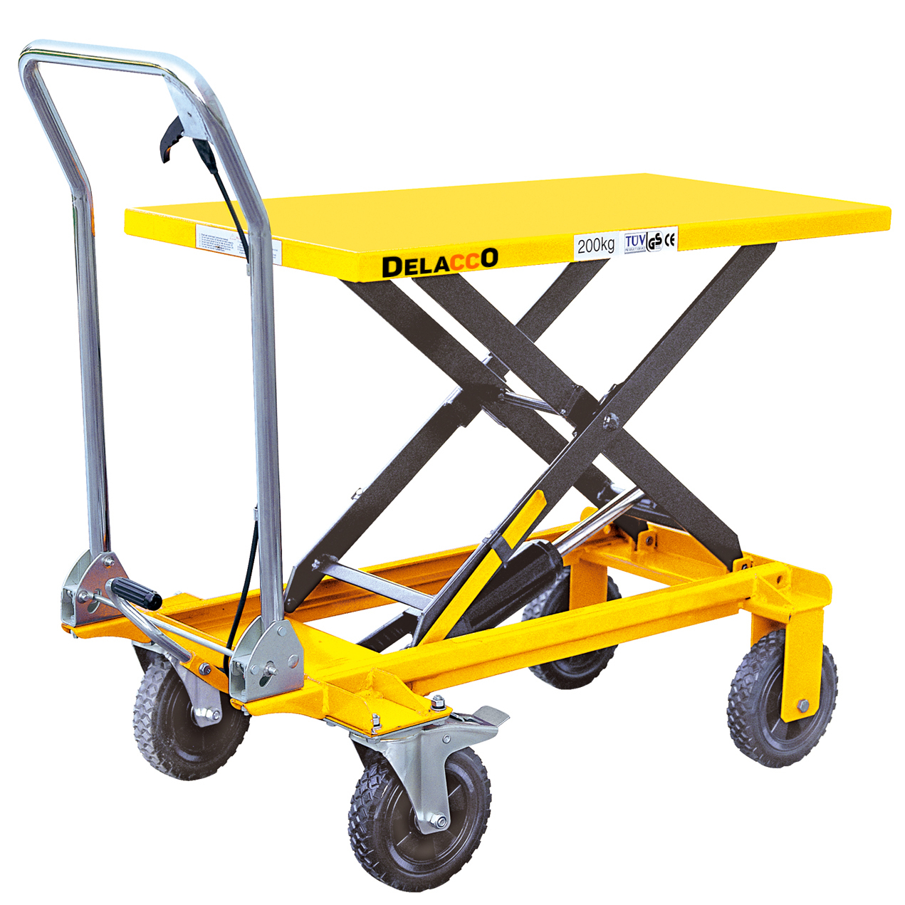 DELACCO_MPS200_terenski_hidraulični_mobilni_podizni stol_sa_velikim_kotačima_200kg Terenski mobilni podizni stol 200kg sa velikim kotačima