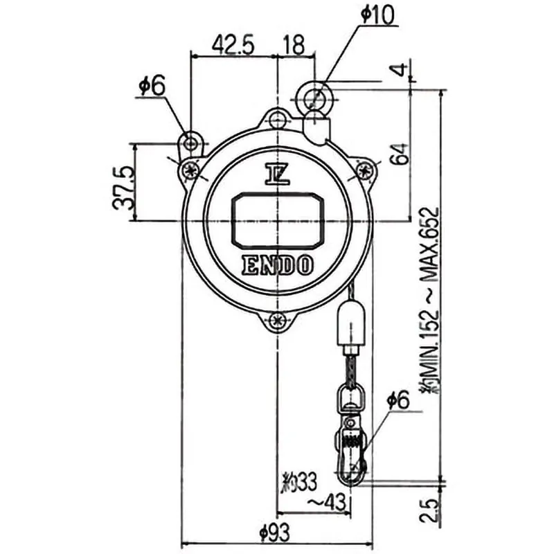 opružni_balanser_ENDO_EK-00_nosivost_od_0.5_do_1.5kg_dužina_sajle_0.5m_03 opružni balanser ENDO EK-00 nosivost od 0.5 do 1.5kg dužina sajle 0.5m
