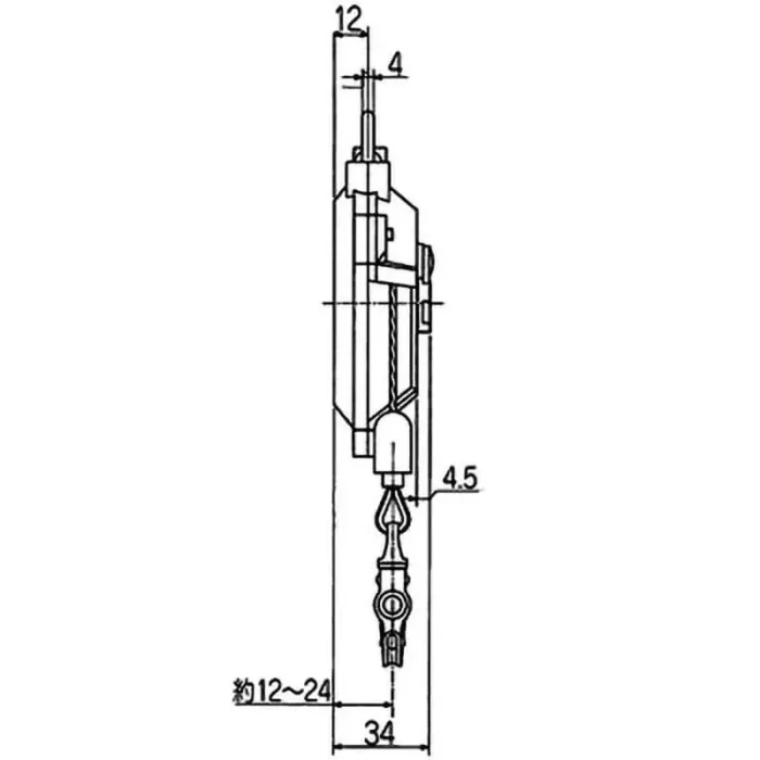 opružni balanser ENDO EK-00 nosivost od 0.5 do 1.5kg dužina sajle 0.5m