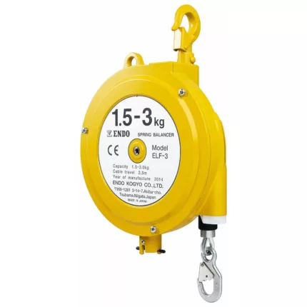 opružni balanser ENDO ELF-3 nosivost od 1.5 do 3kg dužina sajle 2.5m