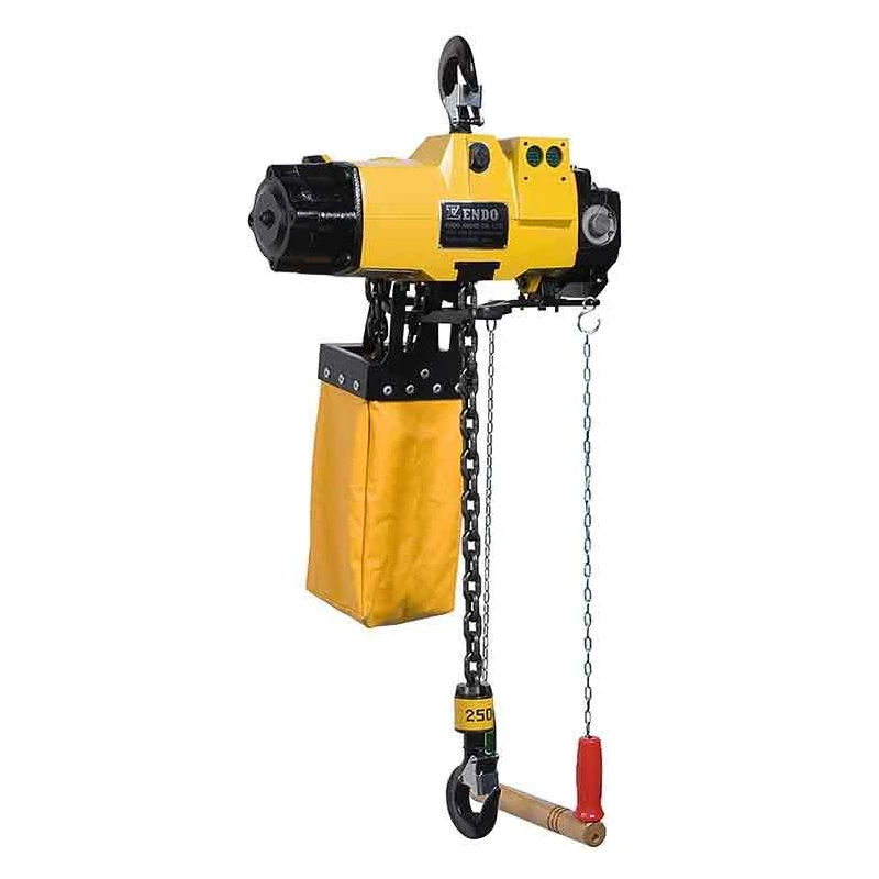 ENDO pneumatske lančane dizalice | ENDO pneumatske lančane dizalice EHV25SC 250kg ATEX lančane dizalice 250kg upravljanje s ručkom