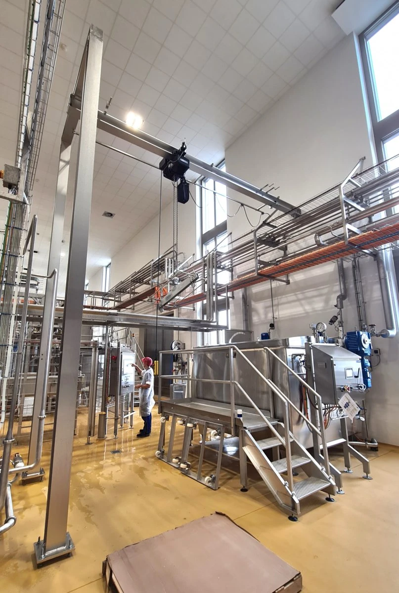 GIS GPR500-GMFR elektricna lancana dizalica otporna na koroziju elektricna dizalica za prehrambenu industriju elektricna dizalica za farmaceutsku industriju